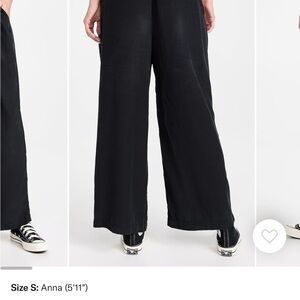 FREE PEOPLE Nothin To Say Pleated Trousers Side pockets pants XS wide leg